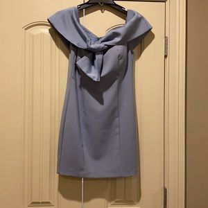 Off the shoulder cocktail dress